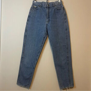 VTG L.L. BEAN 90s High Waisted Contrast Stitching Light Wash Mom Jeans